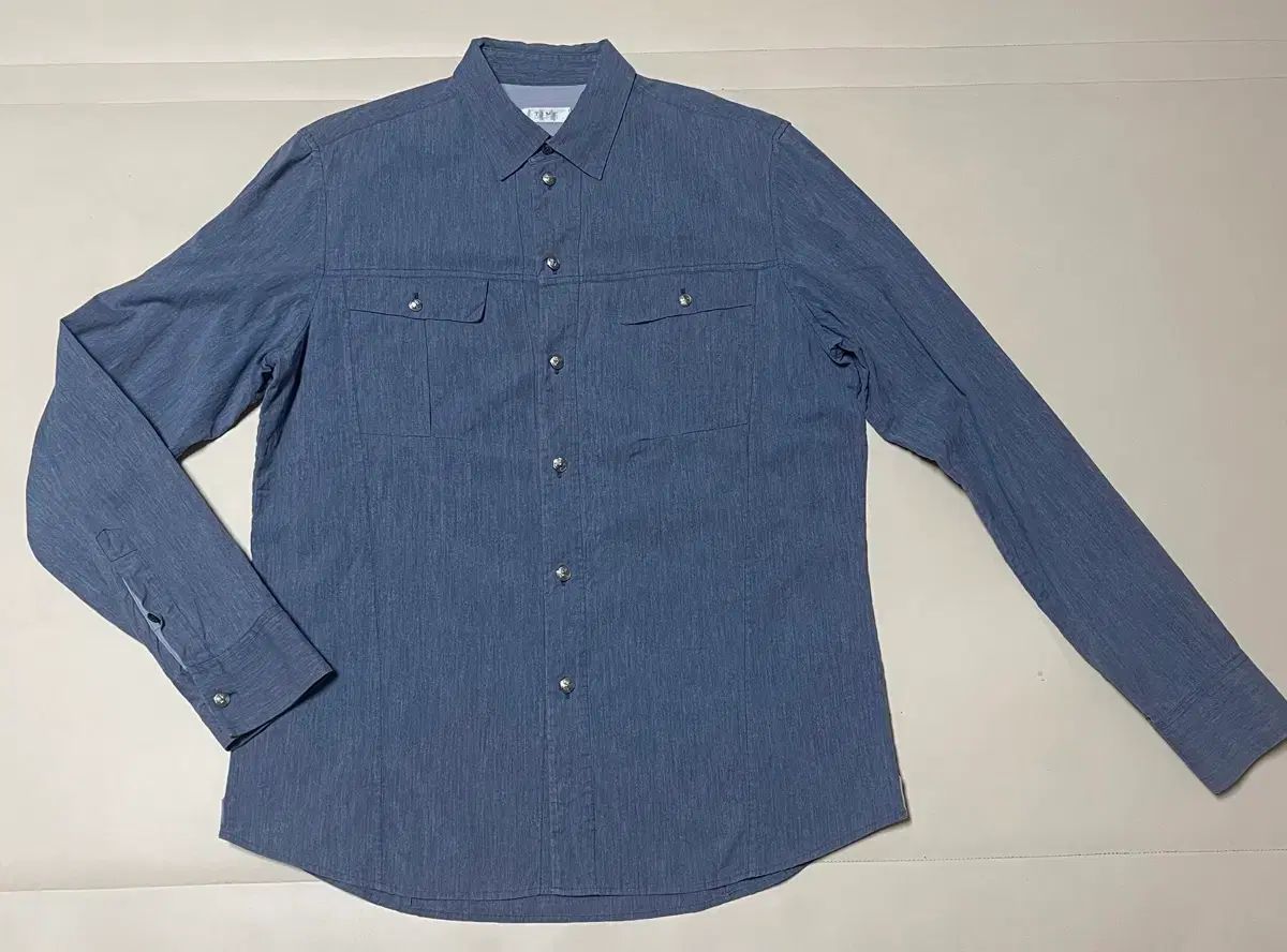 TIME HOMME シャンブレー シャツ 110