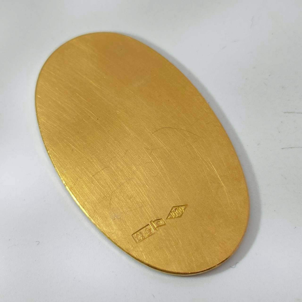 K 24 純金 造幣局刻印 小判モチーフ 11 35 g E 008