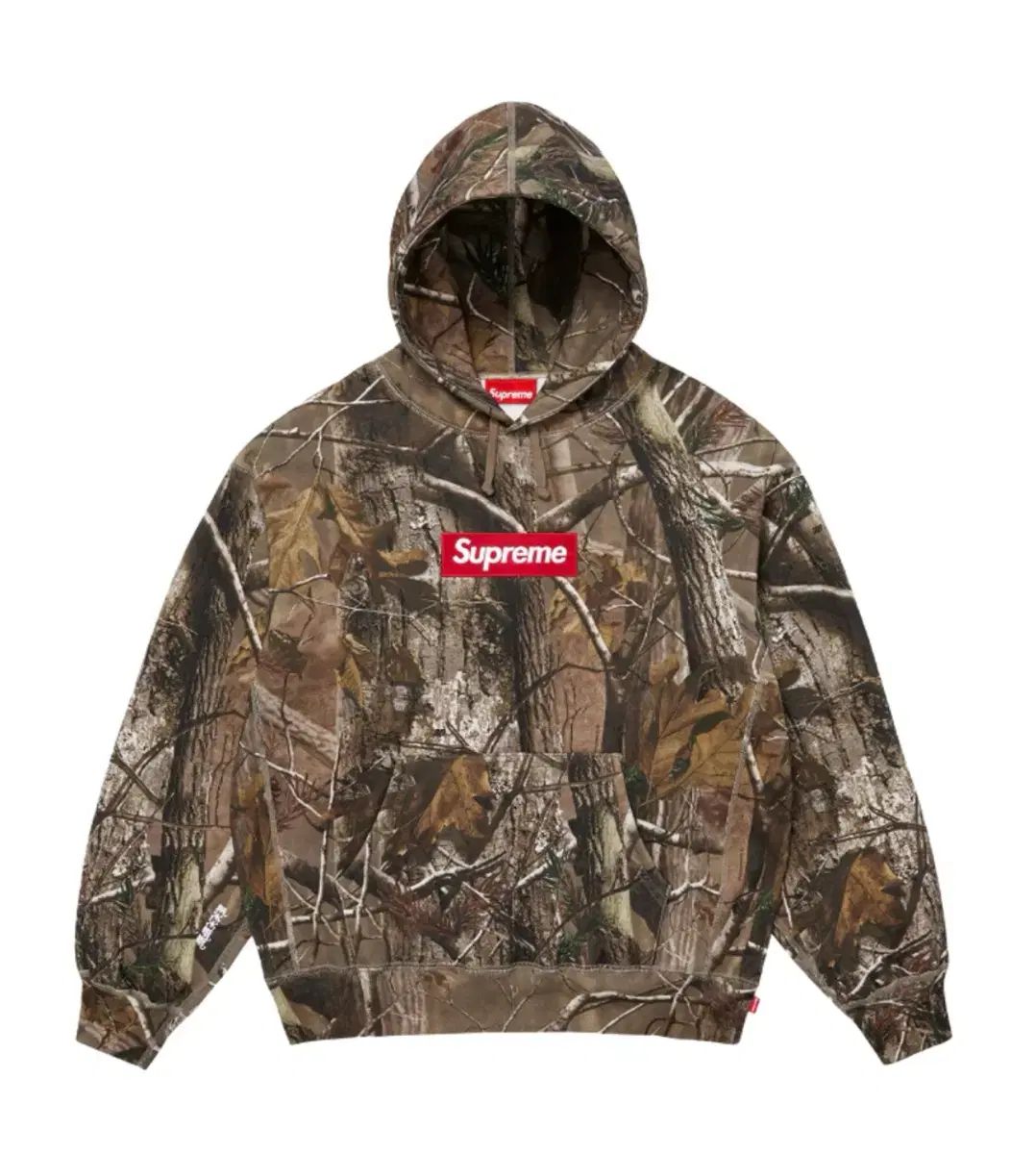 Supreme リアルツリー カモ ボックス ロゴ フーディー XXL