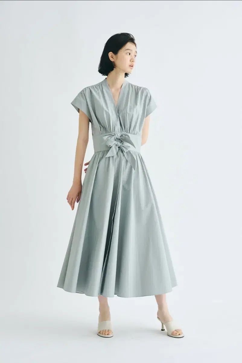 R 2 W レディトゥウェア Shirring ribbon OPS - ライトブルー55