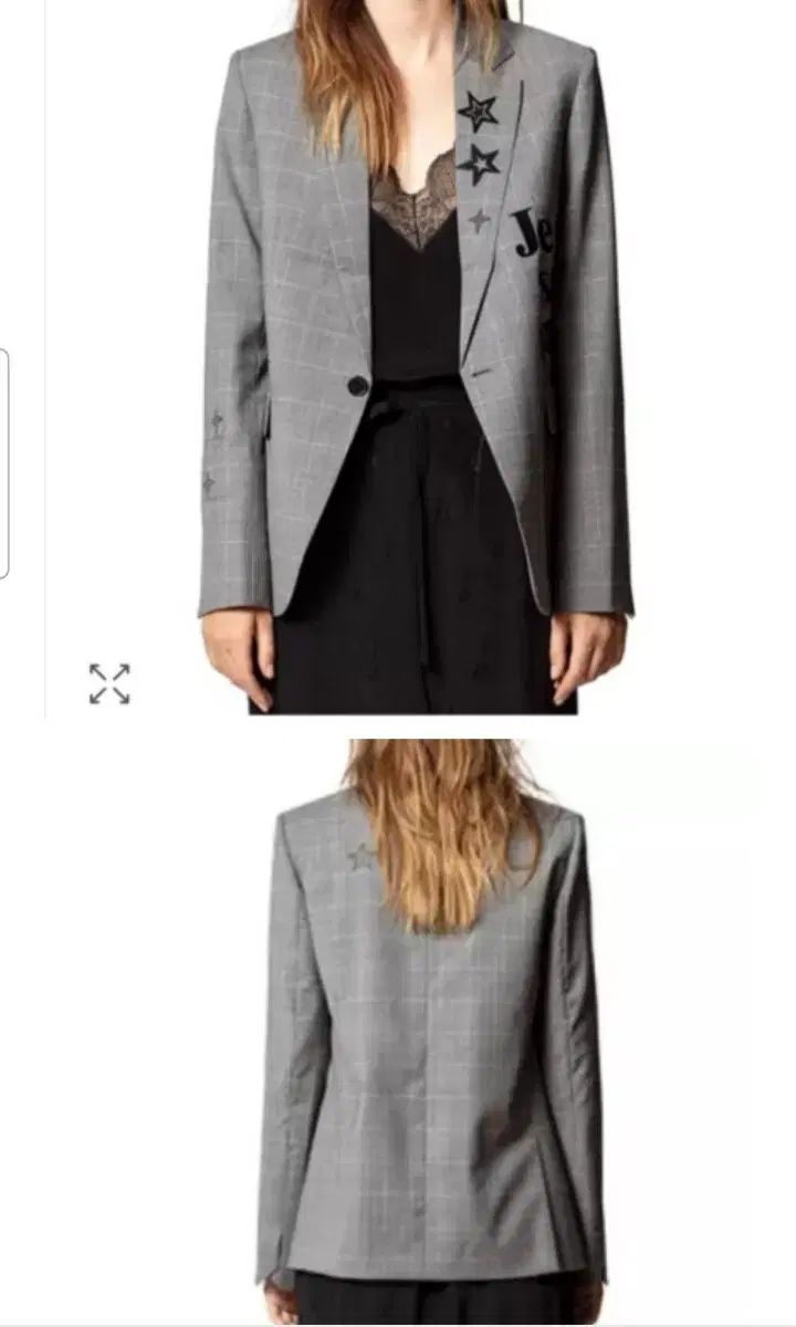 ZADIG&VOLTAIRE ジャケット 38 グレー フリンジ袖 ZADIG&VOLTAIRE ザディグ・エ・ヴォルテール ジャケット - メルカリ