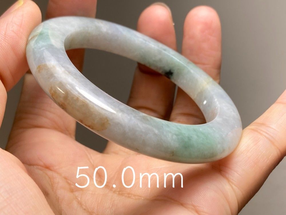 BG9-45 訳あり処分品 50.0mm 糯氷種 ラベンダー ミャンマー産 A貨 本