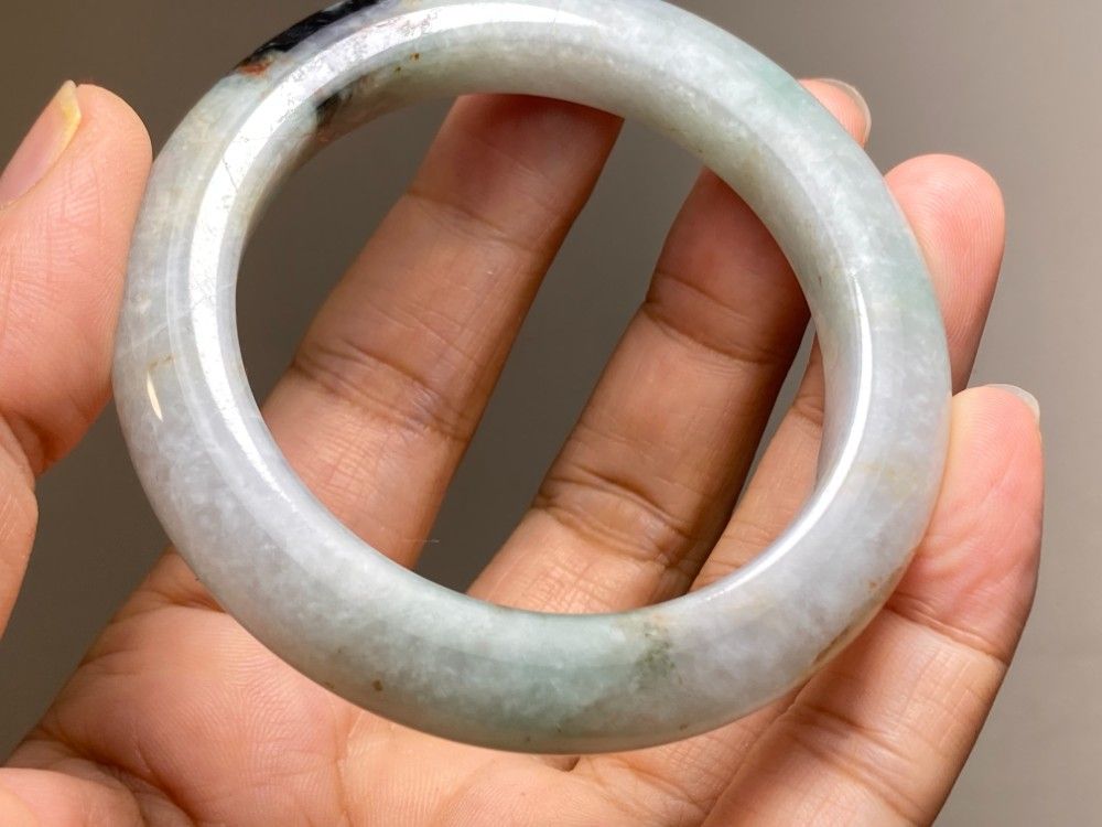 糯種翡翠バングル 糯種翡翠バングル