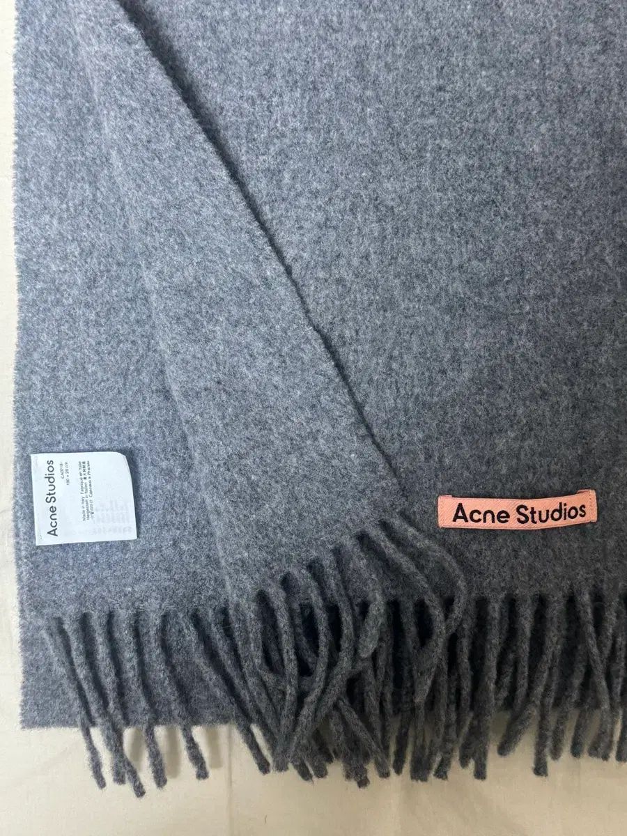 マフラー グレーメランジ