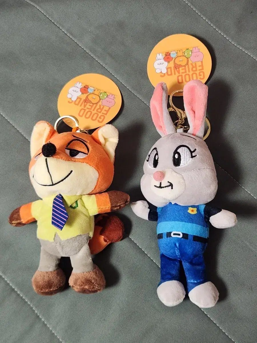 ズートピア ニック ジュディ ぬいぐるみ キーホルダー セット