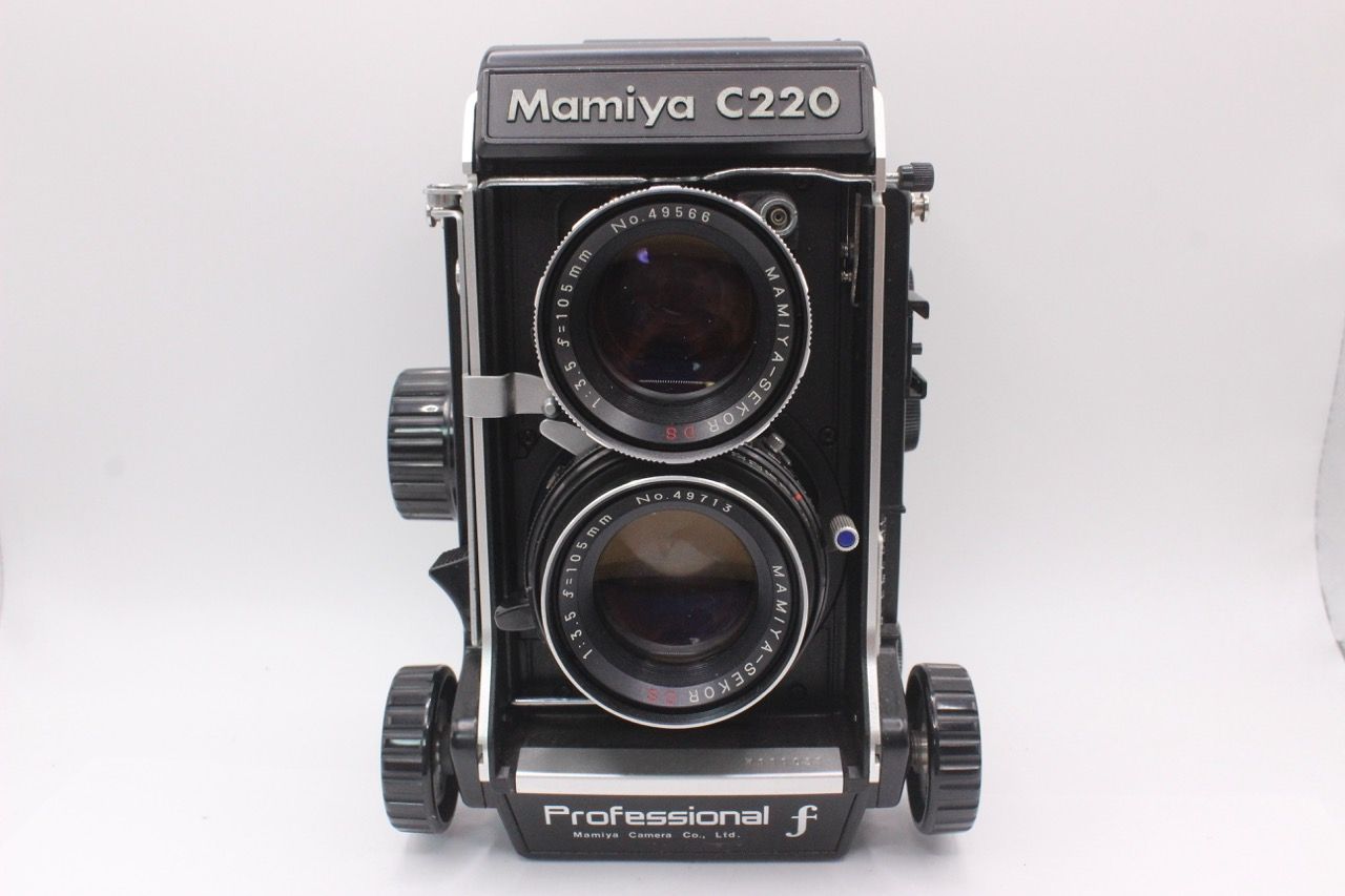 外観 マミヤ MAMIYA C 220 Professional F SEKOR DS 105 mm 3 5 ブルードット 7127 k RO 3578