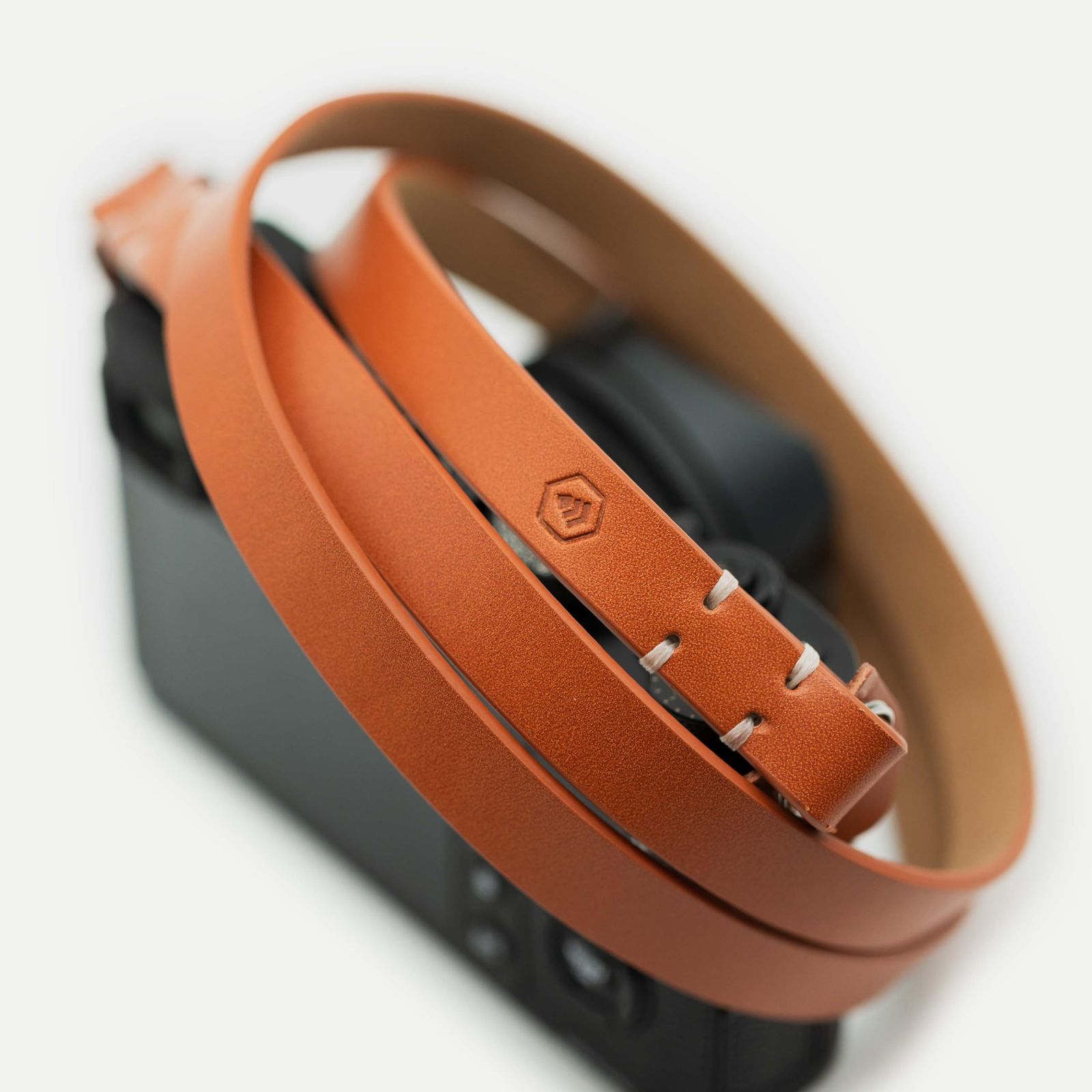  Evergreen レザーカメラストラップ ! 利用不可文字 スプリットリング 38インチネックショルダートリムヴィンテージモダンデザイン ハンドステッチ 富士 ソニー ニコン ライカ キャノン タン 対応 その他 カメラ