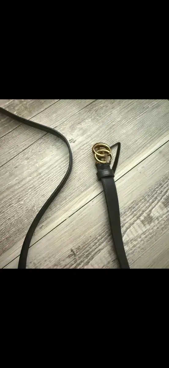 グッチ GG バックル ブラック ベルト 24-26インチ