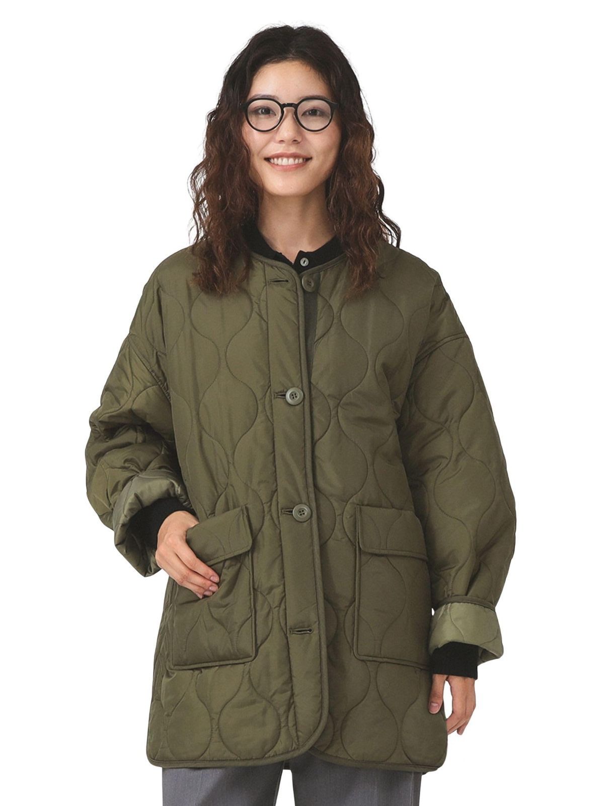 レイビームス ブルゾン キルティング ノー レディース