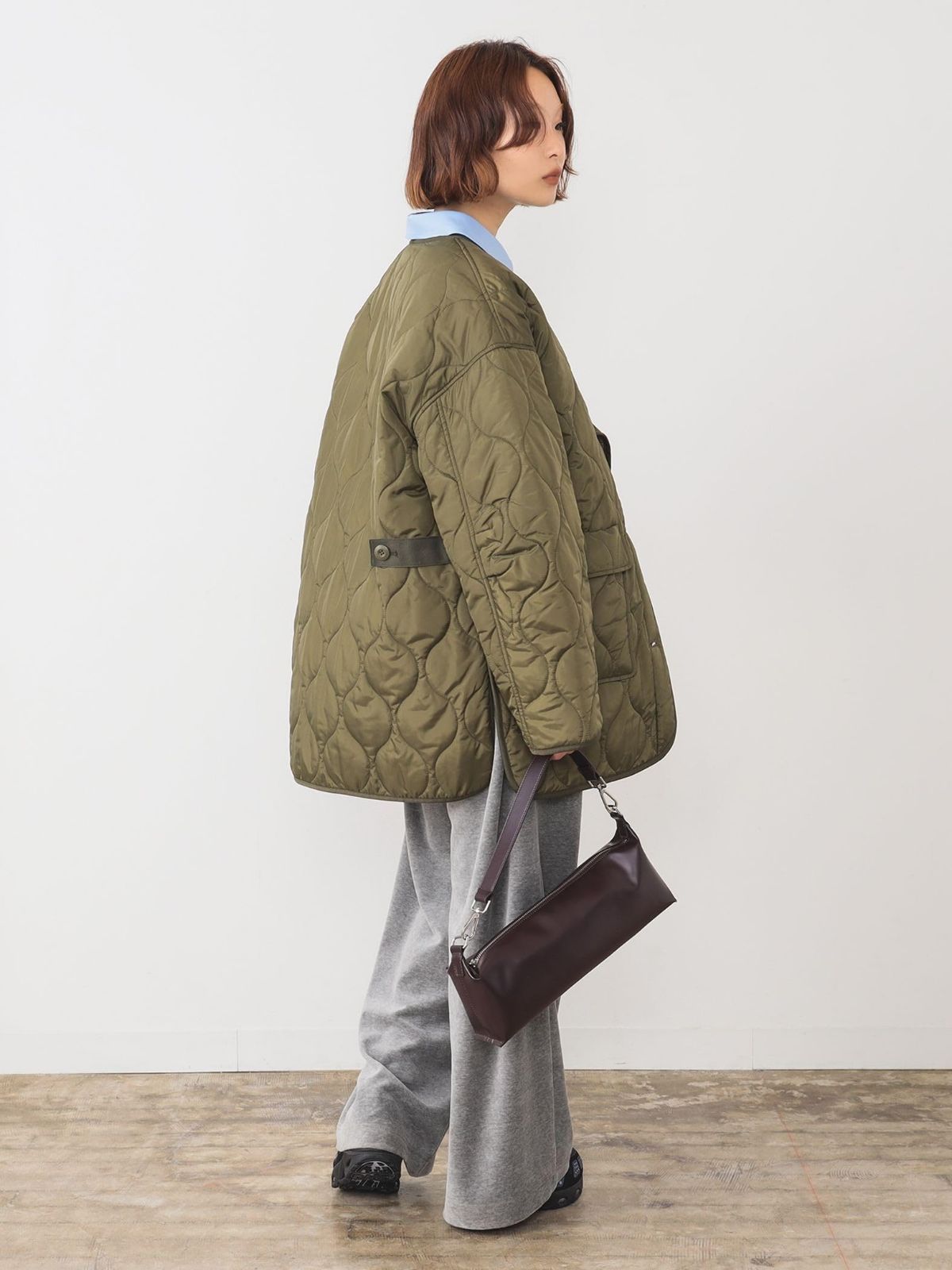 ブルゾン キルティング