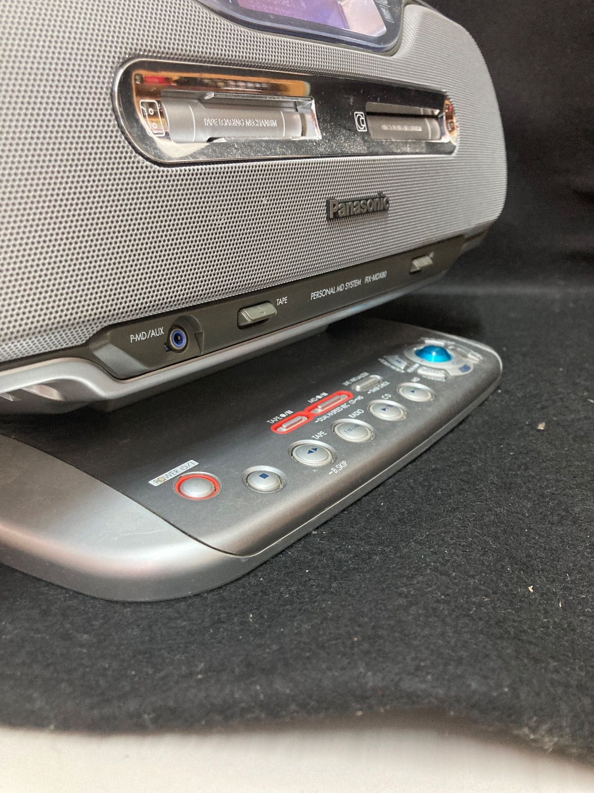 Panasonic RX-MDX80 CD MD ラジカセ シルバー - メルカリ