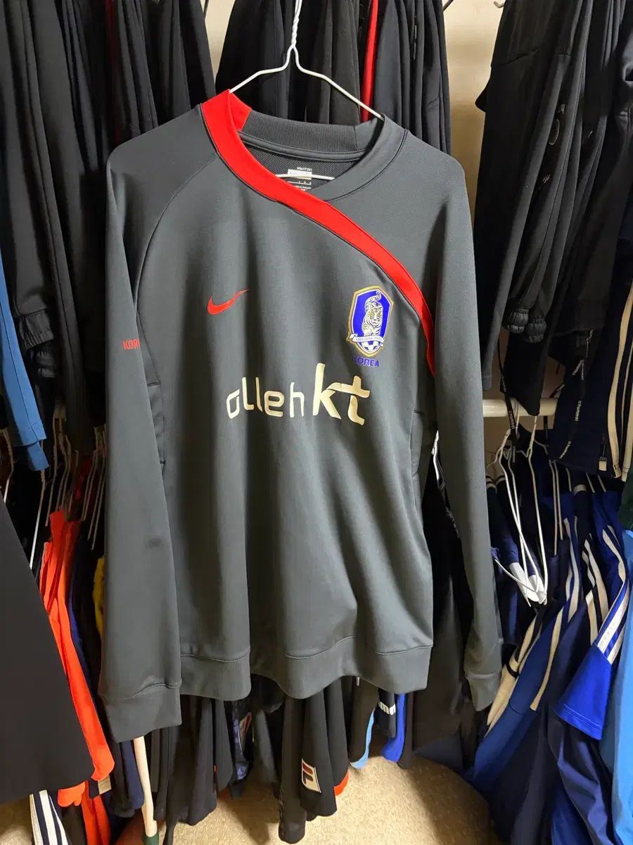 NIKE ナイキ サッカー 韓国国家代表チーム トレーナー トップス グレー