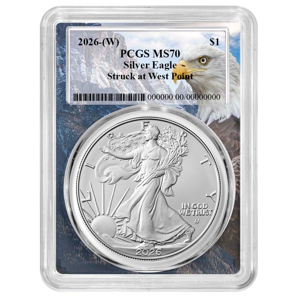 2021年 シルバーイーグル  PCGS MS70 楽天市場】2021年 アメリカンシルバーイーグル タイプ1 最終生産日