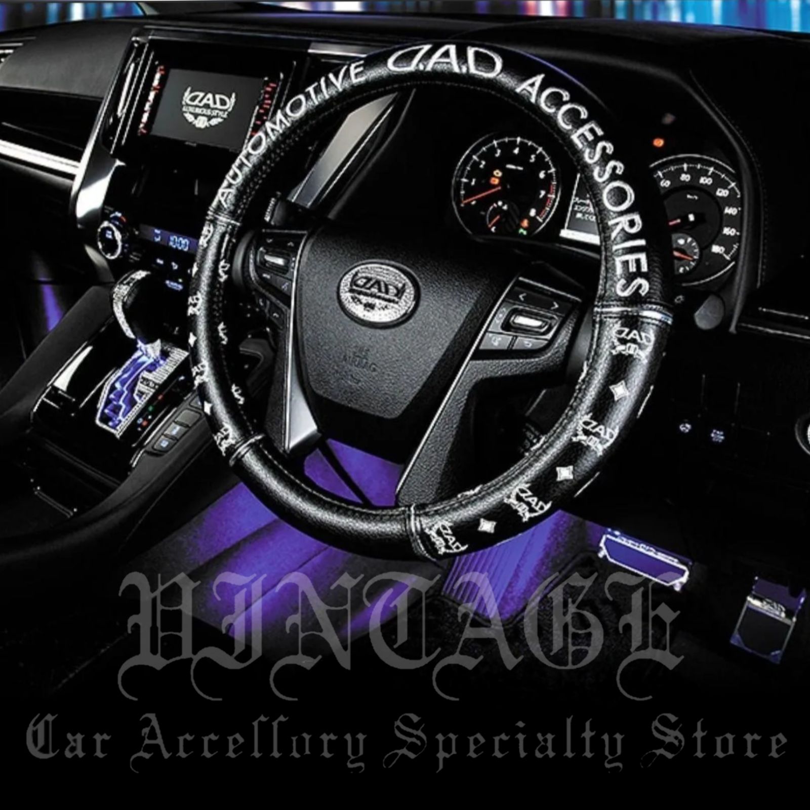 D.A.D ロイヤルステアリングカバー タイプ ディルス (DILUS) ブラック 