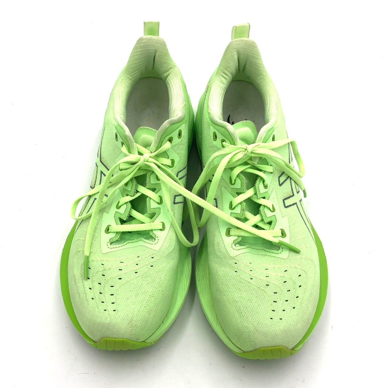 アシックス ノヴァブラスト 3 ランニングシューズ 28 cm 緑 ネオンイエロー系