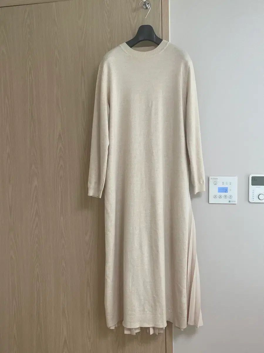 ブロック ニットドレス