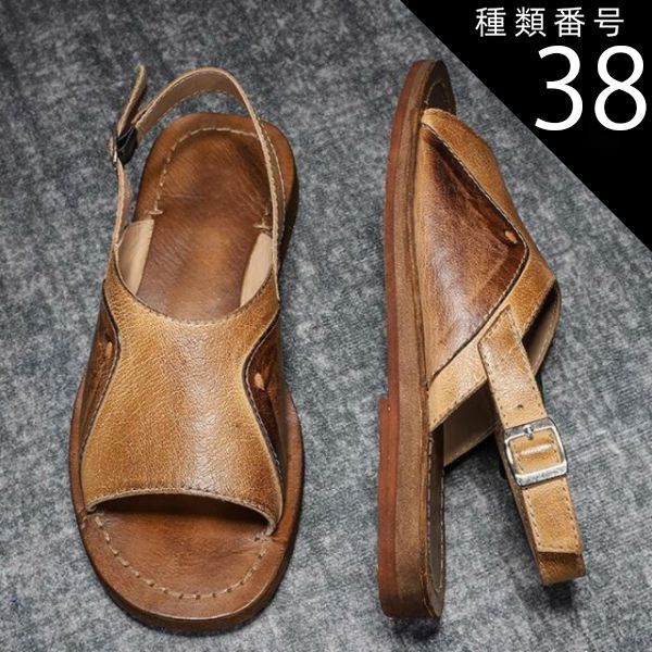 種類38 レッドブラウン 27 5 cm メンズ サンダル 本革 グラディエーターサンダル 2 クラシック おしゃれ ブラック ダークブラウン ブラウン 柔らかい 蒸れない 夏 サマー 22 23 28