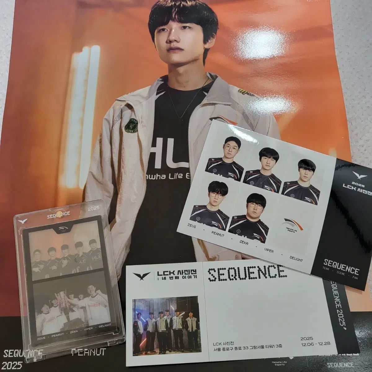 LCK 写真展 基本グッズ HLE ハンファ生命 ハンファ ライフ Peanut セット