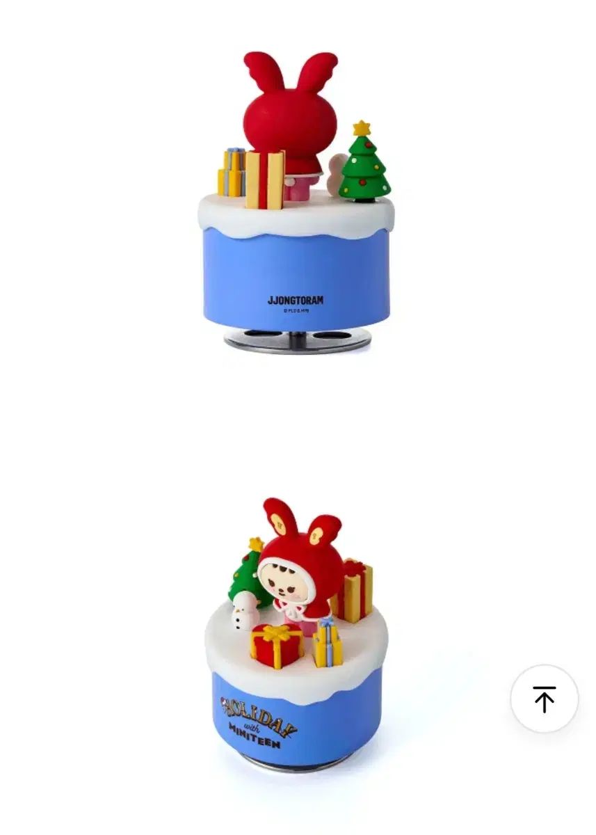 ホリデー ミニ 틴 Figurine Music Box ジョンハン