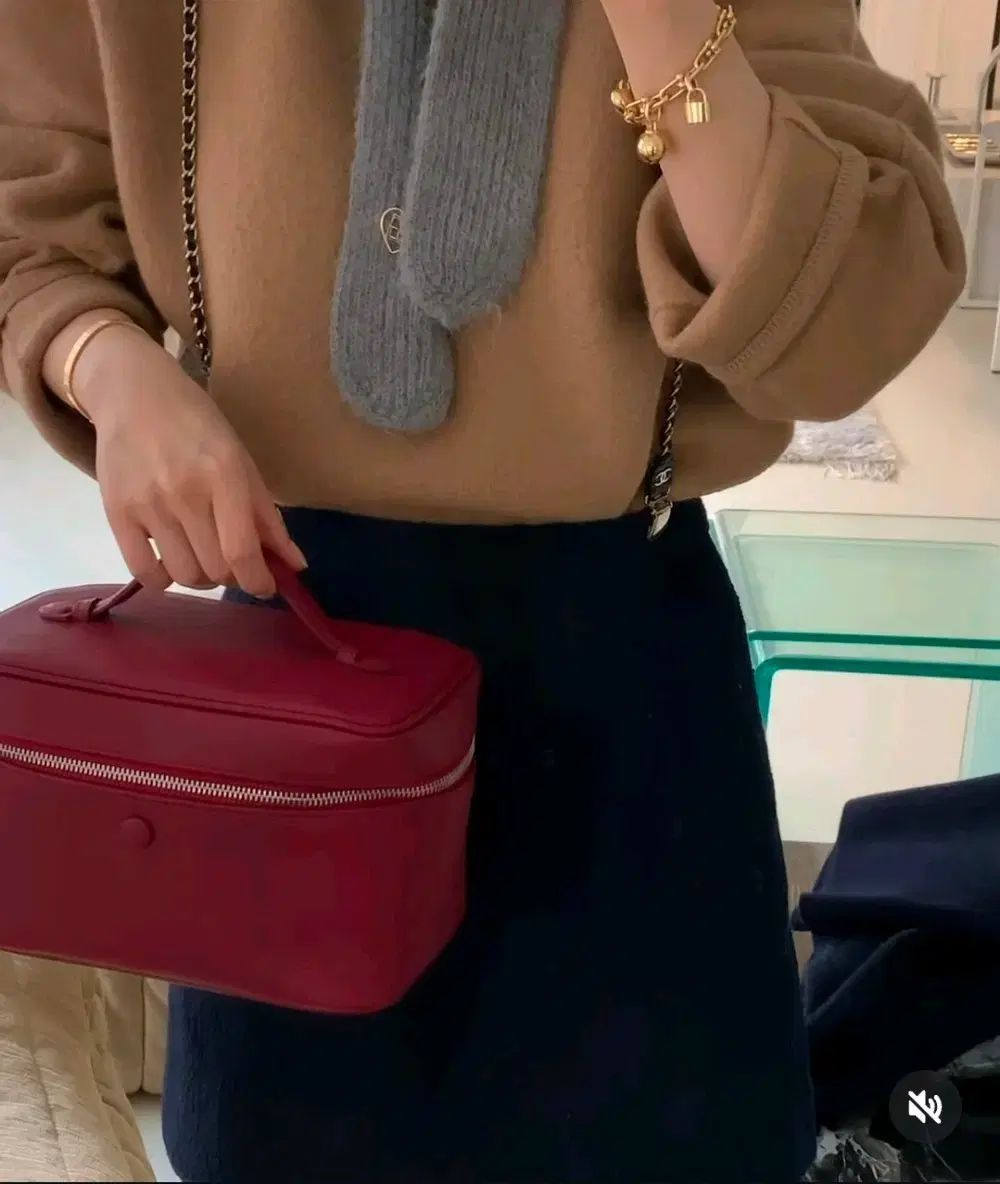 봉긋 MY Starship Square スタシ バッグ カメリアレッド