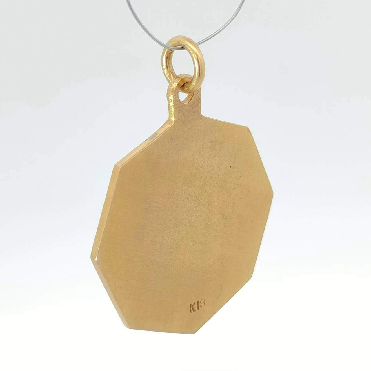  18金 K 18 デザイン ネックレストップ 男女兼用 6.27 g E 011 チャーム アクセサリー