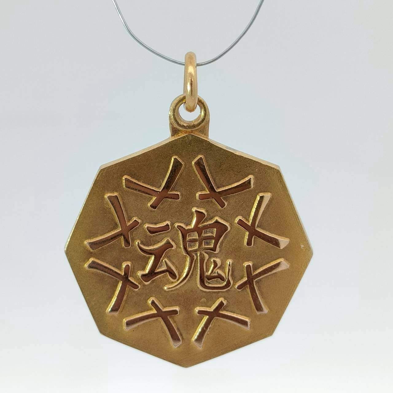 18金 K 18 デザイン ネックレストップ 男女兼用 6.27 g E 011