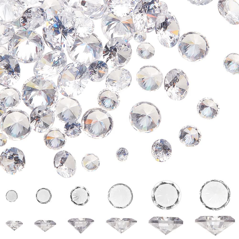 特価商品】PH PandaHall 約120個 6サイズ クリア ラインストーン