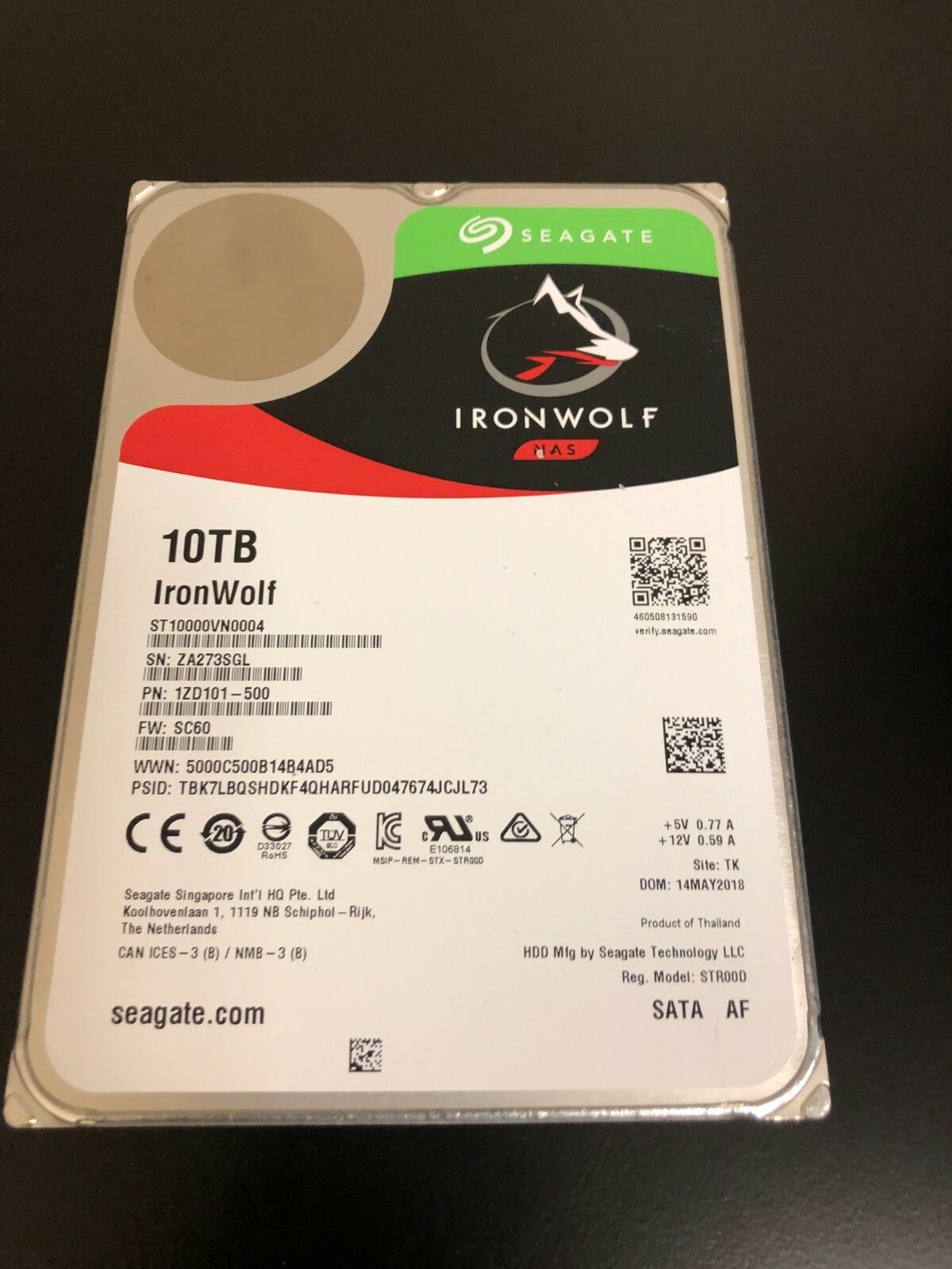 1年保証 再生品 Seagate IronWolf 10 TB Internal 7200 RPM 3 5 NAS