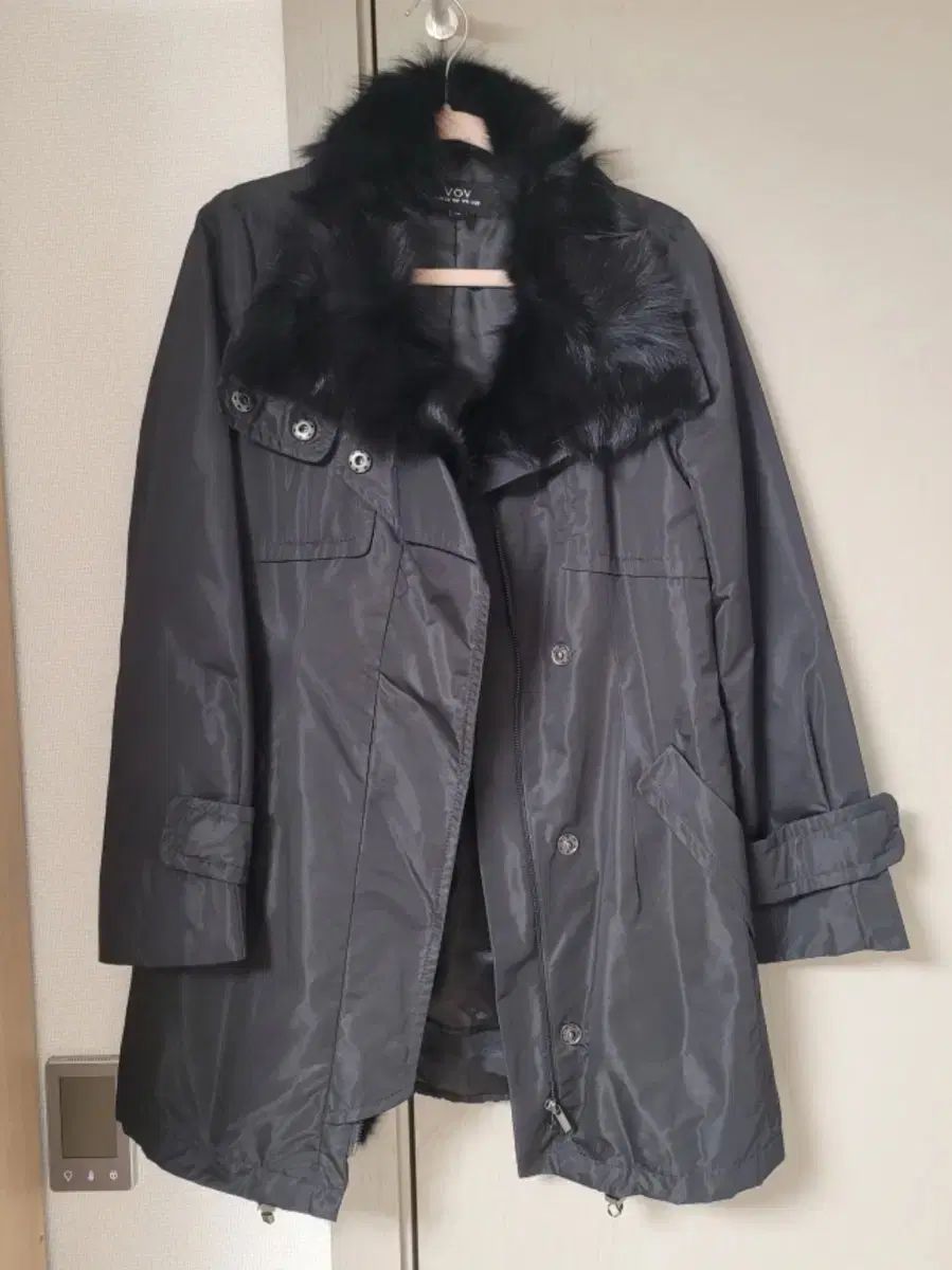 VOV ブラック ファー KARA カラ ダウン アウター