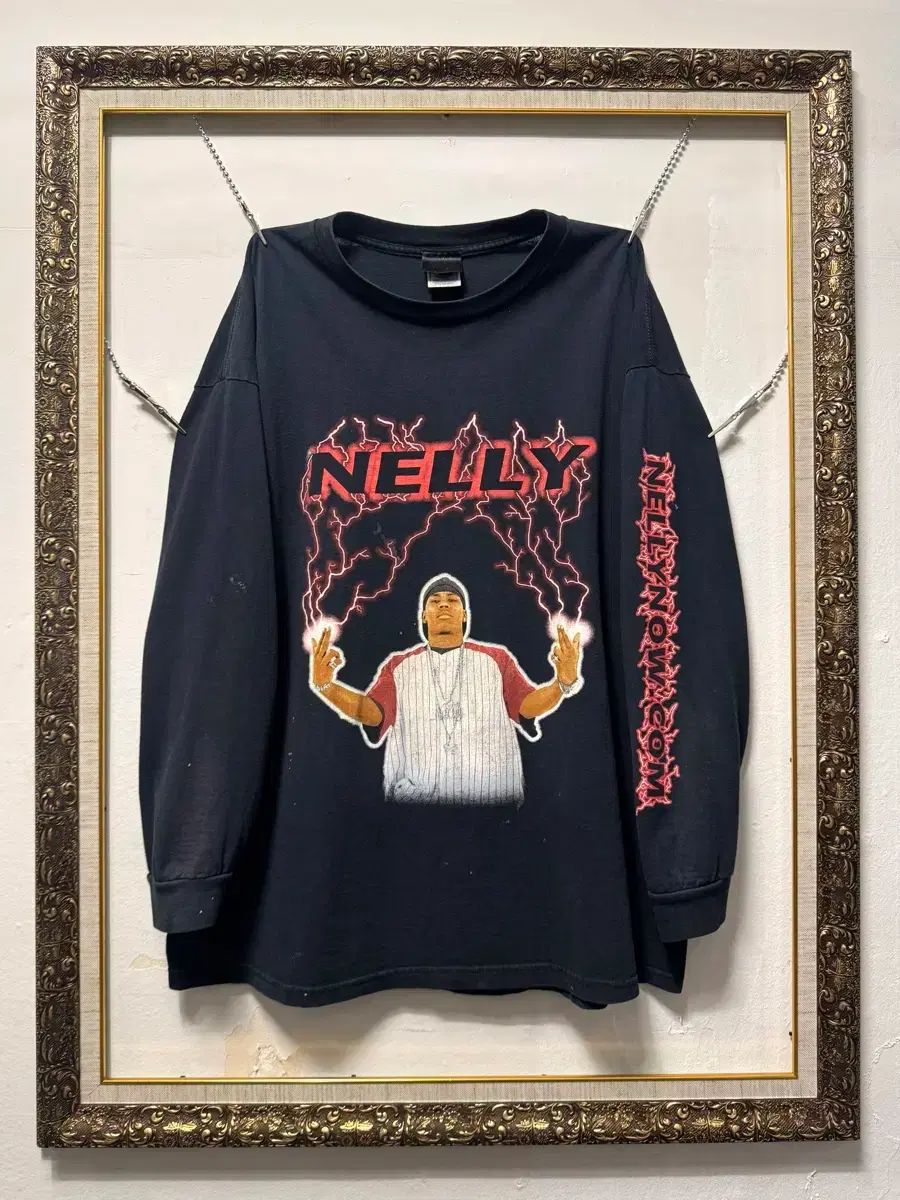 ヴィンテージ 00 s NELLY Lightning Rap ロングスリーブ