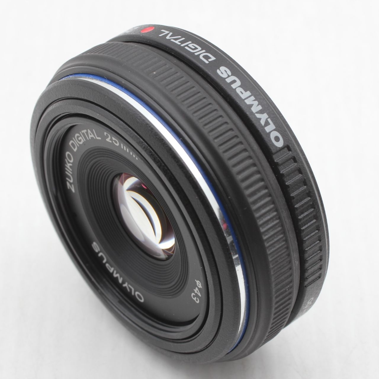 OLYMPUS オリンパス 標準パンケーキレンズ ZUIKO DIGITAL 25 mm F 2 8 JS 129 00879