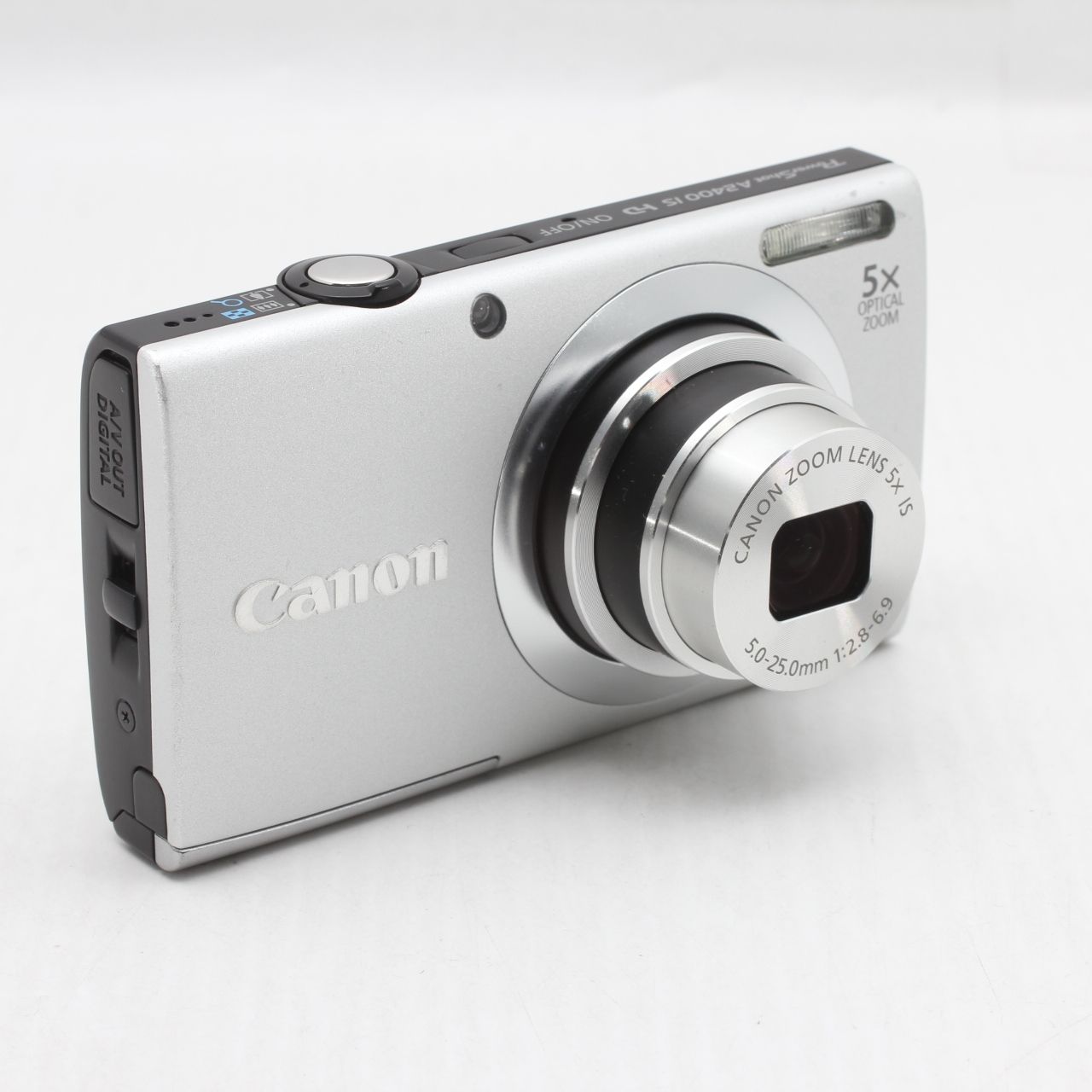 Canon キャノン コンパクトデジタルカメラ PowerShot A 2400 IS シルバー JS 129 00848