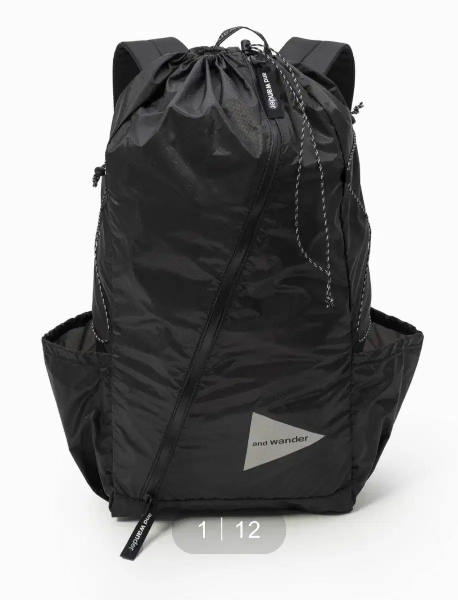 アンドワンダー and wander 실 데이팩 ONEパック バッグ ブラック