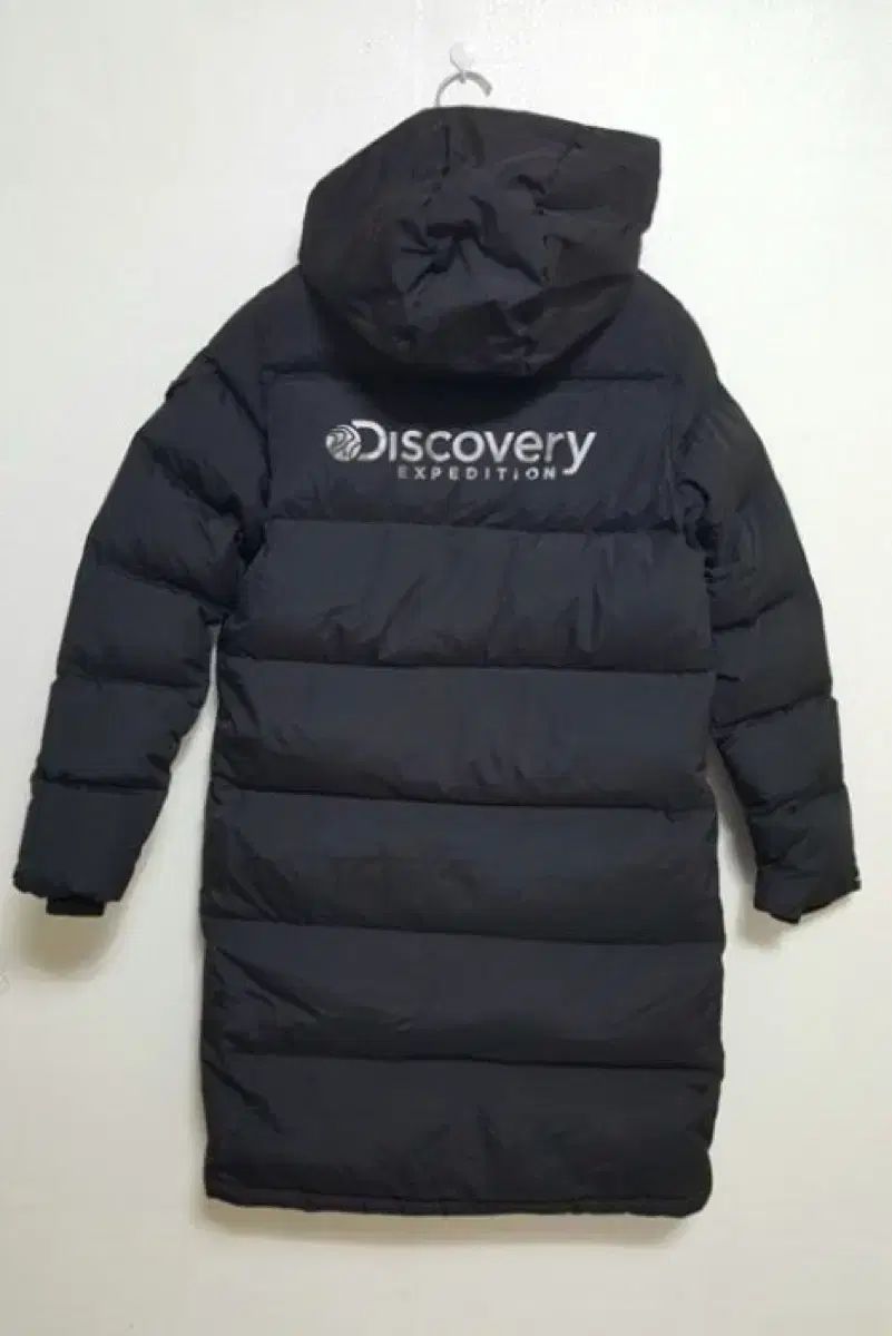 DISCOVERY ダウンジャケット ロング丈 ブラック レディース