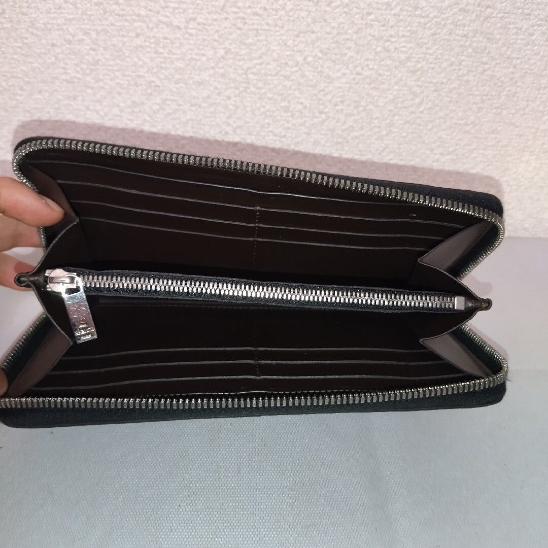 美品 ベルルッティ  シグネチャー  ラウンドファスナー  長財布  ブラウン 美品 ベルルッティ シグネチャー ラウンドファスナー 長財布 ブラウン