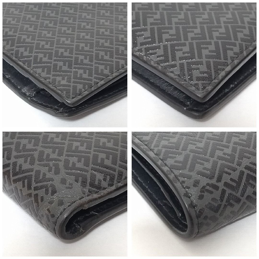 美品】フェンディ ズッカ ズッキーノ コンパクトウォレット 二つ折り