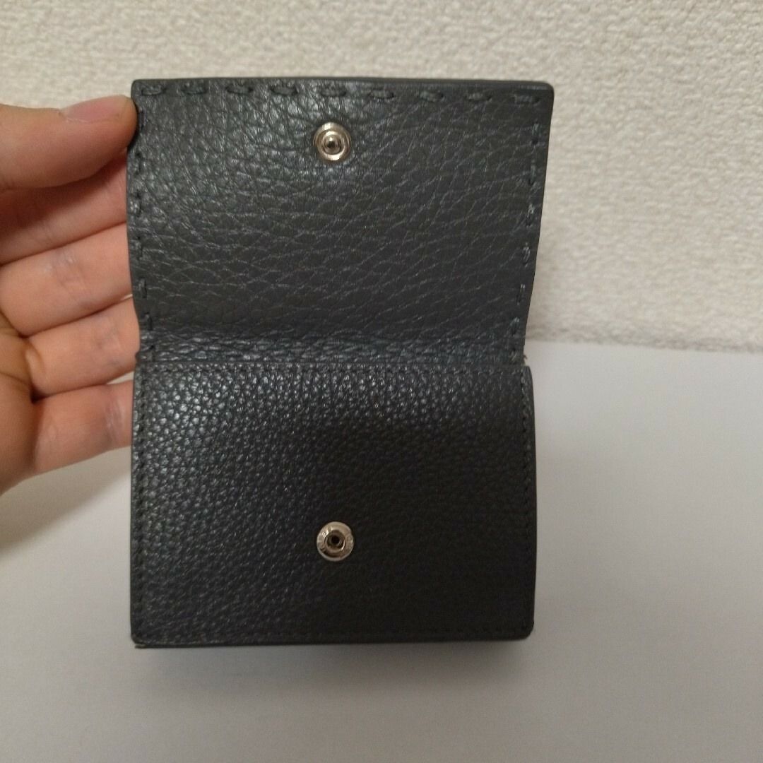 極美品】フェンディ セレリア レザー コンパクトウォレット 三つ折り