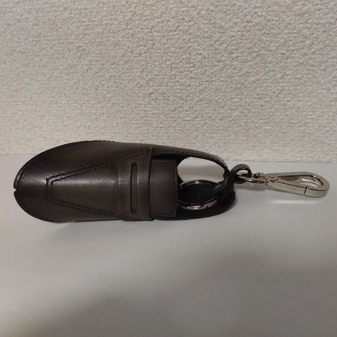 【極美品】ベルルッティ シューズチャーム キーホルダー キーリング レザー