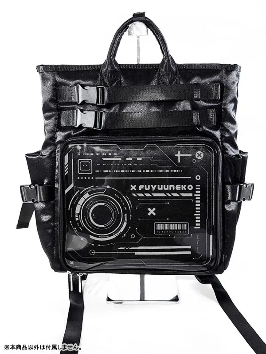 推し活 KINO テックウェア スタイル ブラック 痛バッグ