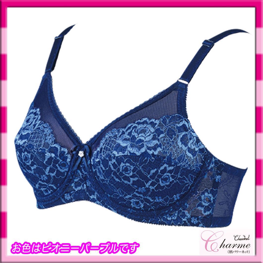 参考19800円 シャンデール シャルム ブラジャー ピオニーパープル C 65 補正下着 フルカップ 美バスト ワイヤー機能_SU 12 検マルコ