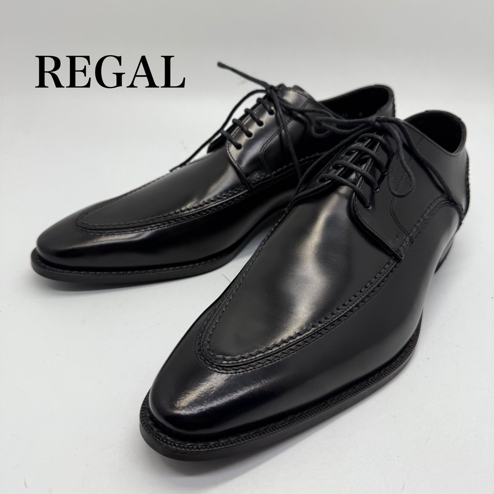 REGAL LONG NOSE leather shoes 328 R 26 cm リーガル ロングノーズ ビジネスシューズ ドレス 革靴 レザー
