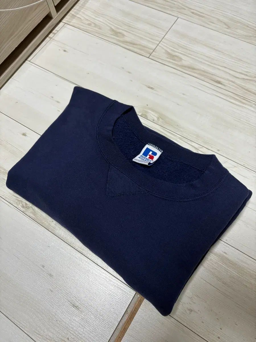 90 s ラッセル 無地 スウェットマン トゥー マン ネイビー 2 XL