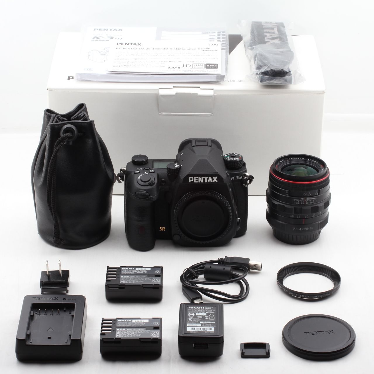 ペンタックス PENTAX デジタル一眼レフ K-3 Mark III 20-40 mmLTDWRレンズキット JS 129-00905