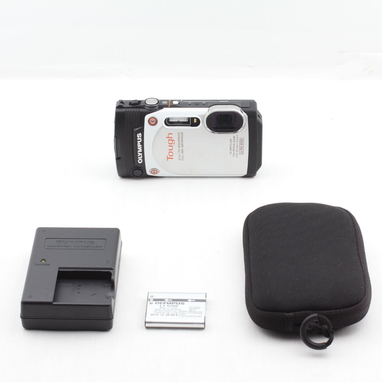 OLYMPUS STYLUS TG-860 本体/付属品 オリンパス 良品】OLYMPUS オリンパス STYLUS TG-860 Tough ホワイト JS129-00901