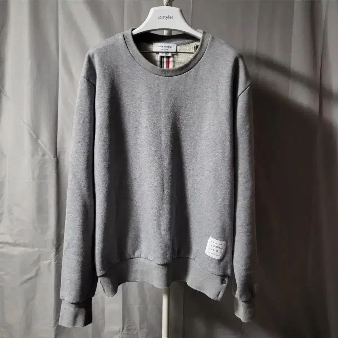 ほぼ新品 / 4 size トム・ブラウン 白 3本線 スウェット