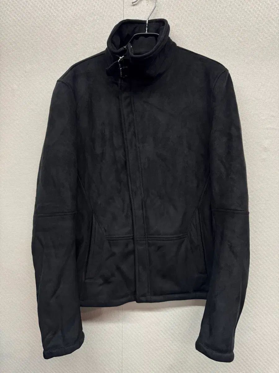 アルマーニ アシメントリー スウェード ライダースジャケット S