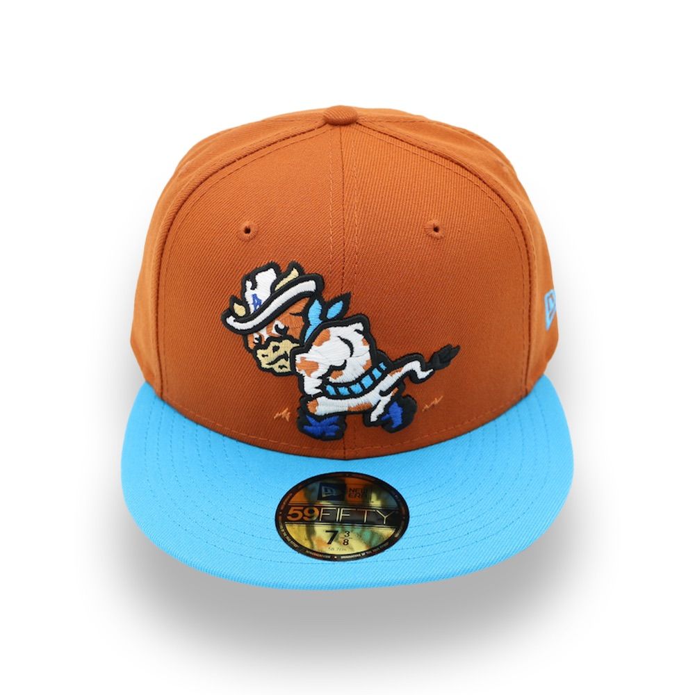 日本未発売 ニューエラ マイナーリーグ アマリロ ソッドプードルズ キャップ ERA MiLB SOD POODLES 59 FIFTY THEME NIGHT COLLECTION BROWN BLUE