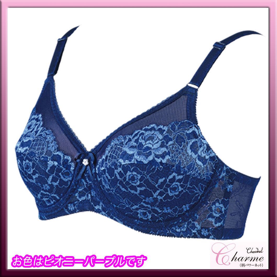 参考19800円 シャンデール シャルム ブラジャー ピオニーパープル C 65 補正下着 フルカップ 美バスト ワイヤー機能_SU 11 検マルコ