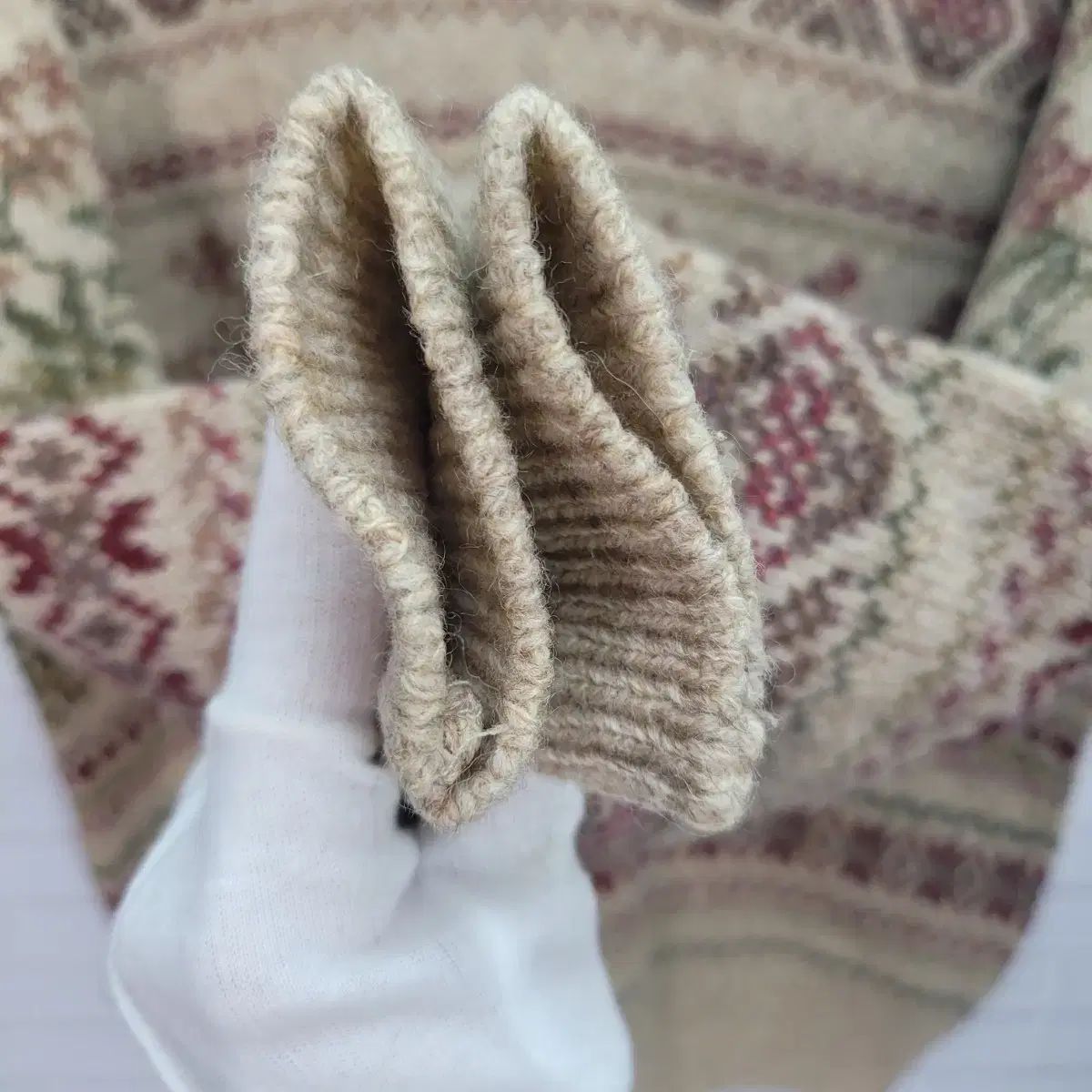 旧ローラアシュレイUK製ウール100％毛布 クランボーンチェック 新品 旧