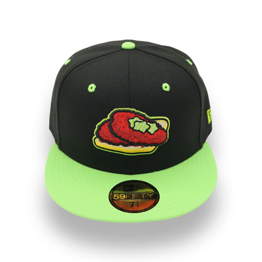 日本未発売 ニューエラ マイナーリーグ ナッシュビル サウンズ キャップ ERA MiLB SOUNDS 59 FIFTY THEME NIGHT COLLECTION BLACK LIGHT GREEN